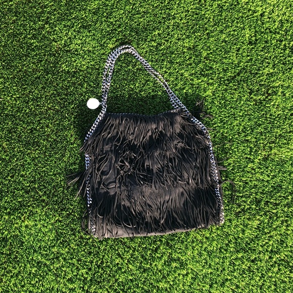 Stella McCartney Eco Suede Fringe Falabella Tote - Picture 4 of 6